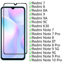 2 pezzi di vetro protettivo per Xiaomi Redmi 7 8 8A 9 9A 9C protezione dello schermo temperato Redmi Nota 7 8 8T 9 9S 10 Pro pellicola di vetro di sicurezza