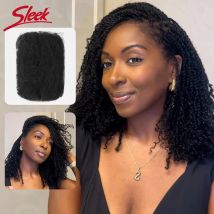 Afro Kinky Bulk Echthaarverlängerungen QVR US Lokaler Versand Naturschwarz/Braun Leichtgewicht zum Flechten Styling Alltagskleidung