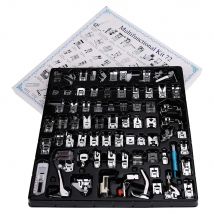 INNE 72 Teile/satz Nähmaschine Zubehör Liefert Nähfuß Kit Set Mit Box Haushalt Für Brother Singer Stich Werkzeuge