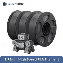 ANYCUBIC 5 kg Hochgeschwindigkeits-PLA-Filament 1,75 mm Kunststoff für 3D-Drucker, Gummi-Verbrauchsmaterial für ANYCUBIC Kobra 2-Serie
