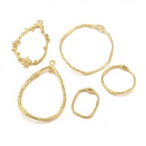 4 Uds. De dijes de acero inoxidable 316L para pendientes, marco, bisel, colgante, conectores de Base para componentes de suministros de joyería Diy