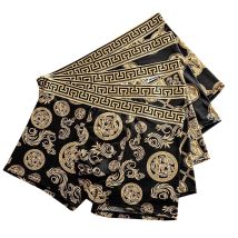 4 teile/satz männer Unterwäsche Neue Stil Boxer Shorts Atmungsaktivem Druck Männer Unterhose Sexy Jungen Dünne Flache Ecke Höschen