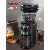 HiBREW Kaffeemühle, automatische elektrische Kaffeemühle mit 31 Gängen für Espresso, amerikanischer Kaffee, zum Übergießen von visuellen Bohnen, Aufbewahrung G3