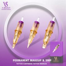 EZ V Seleziona Cartuccia per tatuaggio per trucco permanente Aghi Sopracciglio Eyeliner Labbra per trucco permanente Penna rotativa Macchina 20 Pz/scatola