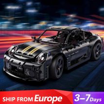 Klemmbausteine Technischer Rennwagen 1655 ruf gt 1:10 Modell Stück Rennwagen Bausteine Ziegel für Auto liebhaber Geburtstags geschenk