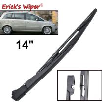 Erick's wischer 14 "heck wischer blatt & arm set kit für opel zafira b mk2 2005-2014 windschutz scheibe windschutz scheibe heckklappe fenster bürste