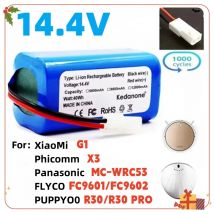 Batteria agli ioni di litio da 14,4 V per aspirapolvere robot Xiaomi Mijia Essential G1 MJSTG1, SKV4136GL H18650CH R30 R35 4S1P 9800 mAh