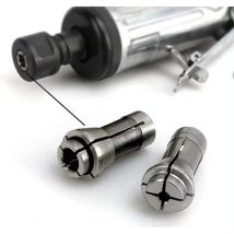 2 Pieces Die Grinder Collet Grinding Machine Clamping Collet 3mm and 6mm Collet Adapter Suitable for pneumatic grinders