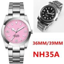 36/39mm pink black dial NH35 Mechanical Wristwatches Luxury Corgeut Watches 10BARS Sapphire Automatic Watch for Men Women Reloj
