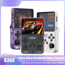 R36s Retro Handheld-Spiele konsole 3,5 Zoll ips Bildschirm Linux-System tragbarer Mini-Video-Player klassischer Gaming-Emulator 128g