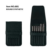 ArtSecret Quill Rundes Reisepinsel-Set, Größe 6–14, Aquarell-Gouache-Farbmischung aus synthetischem Haar und Zobelhaar 881