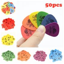 50 Stück Dunlop Gitarrenplektren E-Gitarre Teile Picks Zubehör 6 Arten Dicke Picks
