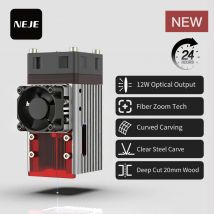 NEJE 40W-120W Lasermodul Laserkopf 450nm Blauer Laser TTL-Modul Lasergravurmaschine Holzmarkierung Schneidewerkzeug mit Luftunterstützung