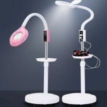 16X LED Lighting Magnifying Glass for Tattoo/Manicure and eyelashes/Skincare Beauty  Round fill light dimmable light