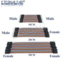 40PIN 10CM 20CM 30CM Dupont Linie Männlich zu Männlich + Weiblich zu Männlich und Weiblich, um Weibliche jumper Dupont Draht Kabel Für PCB DIY KIT