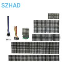 Modulo a matrice di punti 1 / 2 / 4 / 8-bit MAX7219 60x60 modulo Display a LED microcontrollore per KIT fai da te con cavo