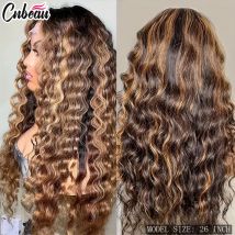 13x 6/13X4 HD Parrucca Frontale Del Merletto Biondo Miele Evidenziare Parrucche Onda Profonda Parrucca Dei Capelli Umani Al 100% 13x4 Parrucche Anteriori Del Merletto Dei Capelli Umani Per Le Donne