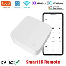 Tuya WiFi IR-Fernbedienung Smart Universal für TV-Klimaanlage Alexa-Fernbedienung Arbeiten Sie mit Google Home Yandex Google