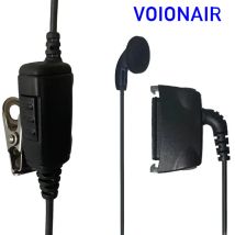 VOIONAIR Ear Bud Auricolare Auricolare Microfono Altoparlante Auricolare PTT per Airbus EADS THR880I Radio