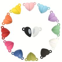 50-5 pz Coppia Magnetica Ciondolo E Magnete a Forma di Cuore Accoppiato Perline Sparse Per La Produzione di Gioielli Fai Da Te Bracciale Neckalce Ciondolo Regalo