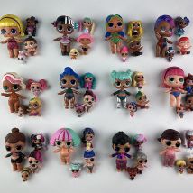 4 arten/set 8cm4cm 4cm 2cm große puppen für Lols puppen kinder spielen haus spielzeug kinder Weihnachten geschenke