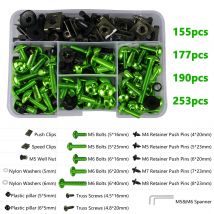 Kit bulloni carenatura parabrezza universale per moto per Kawasaki Ninja ZX-4R ZX-6R ZX-10R ZX-25R Ninja 250 300 400 500 650 1000