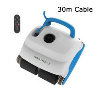 Robot Pulitore per Piscine 70um Aspirapolvere Robot Intelligente 15m / 30m Cavo Galleggiante Smart Clean Parete Piastrelle per scale PVC