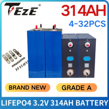 3.2V 314AH LifePO4 Batteria Grado A GOTION 314Ah Ricaricabile Bateria Ciclo Profondo FAI DA TE 12V 24V 48V per RV EV Barca Cellulare
