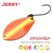 Jerry Cassiopeia Forelle Löffel Angelköder Salzwasser Kunstköder mit scharfen Haken 2g 3g Bass Löffel Pecsa Tackle