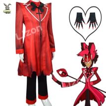 Alastor Cosplay Costume Anime Men Uniform Costume Radio Demon Alastor Cosplay Male Plus Size Halloween