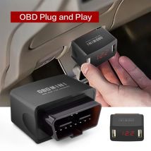 Auto obd Ladegerät mit Spannungs überwachung obd2 Ladegerät geeignet für 12V/24V Modelle Dual-Ausgang USB-Schnitts telle Schnell ladung
