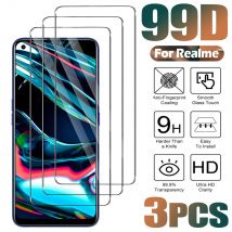 3 SZTUK Pełna osłona ze szkła hartowanego dla Realme 6 6s 7 8 9 5G 10 Pro 4G Folia ochronna na ekran Realme 10S 10T 9i 8i 7i 12X 9H Glass