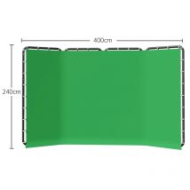SH 240x400 cm Cornice per supporto per sfondo con fondali per schermo verde fotografico Sfondo fotografico per la registrazione video vivente