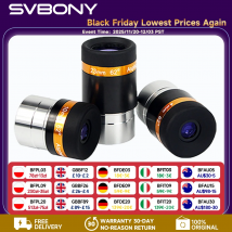 SVBONY Oculari 4/10/23mm Telescopi Lente grandangolare 62 gradi Oculare asferico HD completamente rivestito Accessorio per telescopio astronomico da 1,25 pollici
