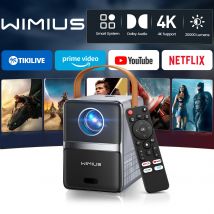 Wimius 600ANSI Mini Proiettore Laser 4K WiFi6 Proiettori HD 1080P Fascio 20W Dolby hy300max Home Theater Proiettore Proiettore di film