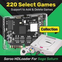 Saroo HDLoader für Saturn Game Reader Cartridge Support Game TF-Karte mit 220 Spielen neueste Firmware für Sega Saturn Spiele konsole
