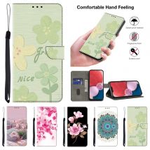 Magnetische Flip Leder Abdeckung Für Samsung Galaxy A03S A04S A05S A12 A13 A14 A15 A16 A20E A21S A22 4G/5G Brieftasche Fall