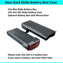 36 V Gepäckträgerträger City Bike Ebike Batteriegehäuse 24 V 36 V 48 V 40 Stück 18650 Zellen E-Bike Batteriegehäuse Ersetzen Reparatur Upgrade
