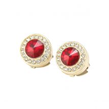 1 Paar Herren-Manschettenknöpfe in Königsblau und Schwarz mit Strass, Silber, hochwertig, luxuriös, goldene Hemdknöpfe, Ärmeldekoration, Schmuck