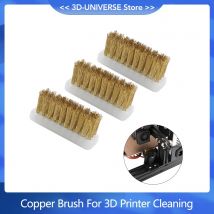 1/2/3/4/5pcs Stampante 3D Strumento di Pulizia Filo di Rame Spazzolino Manico della Spazzola di Rame per Hotend Ugello di Pulizia Riscaldatore Blocco Letto di Calore