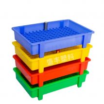 Thickened Plastic Lithium Battery Storage Box for 18650 & 21700 Cells - Divided Transport and Turnover Tray