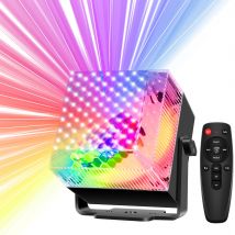 Disco DJ 3 colori RGB + bianco caldo modalità notturna timer telecomando per feste in camera da letto e ausilio per il sonno controllo vocale luce notturna a LED