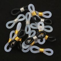 20 teile/satz Ohrringe Haken Anschlüsse Brillen Brillen Kette Gläser Retainer Enden Seil Sonnenbrille Kabel Halter Strap Retainer