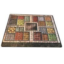 Custom Big Playmat HeroQuest 815x650mm with Stitched Edges (Locked Edges Big Mousepad) Natural Rubber Board Games Pad