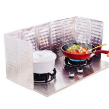 2/4 stücke Küche Anti-Öl-Splatter-Schild Schutz Anti-Splash-Block 3-seitige Aluminium folie Splatter Wärme isolierung Öl Gasherd