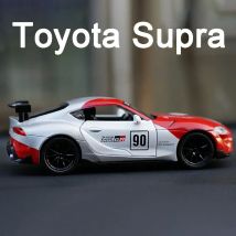 1/32 Toyota GR Supra Pandem Track Version Legierung Druckguss Spielzeugautomodelle mit Licht 4 Türen Opend Sammlerstück Geschenke für Kinder
