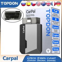 Escáner carpiano OBD2 TOPDON para coche, herramienta de diagnóstico para todos los sistemas, control de salud del vehículo, comprobación de Smog, prueba de batería, IOS, Android, BT 5,0