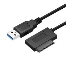 Mini Sata a USB 3.0 7 + 6PIN 13Pin Cavo convertitore adattatore Trasferimento rapido dei dati per unità ottica portatile CD/DVD ROM Slimline Drive