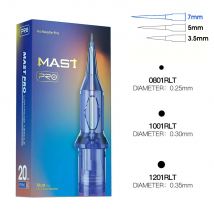Mast PRO Art Aghi per trucco 1001RLT 7mm Cartuccia per tatuaggio conico Aghi Forniture per trucco Permanente Rotondo Liner
