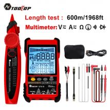 AliExpress Collection TOOLTOP Network Cable Tester multimetro Lan Cable Tracking Test POE 400M/600M lunghezza misura sensibilità